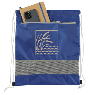 Printwear Sparks Recycled Drawstring Bag (Royal)