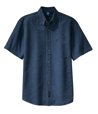 Port & Company Short Sleeve Value Denim Shirt (Ink Blue)