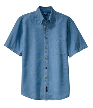 Port & Company Short Sleeve Value Denim Shirt (Faded Blue*)