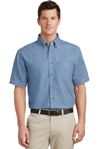 Port & Company Short Sleeve Value Denim Shirt (Faded Blue*)