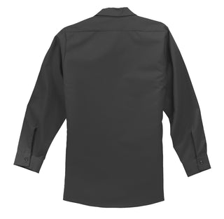 Red Kap Long Sleeve Industrial Work Shirt (Charcoal)