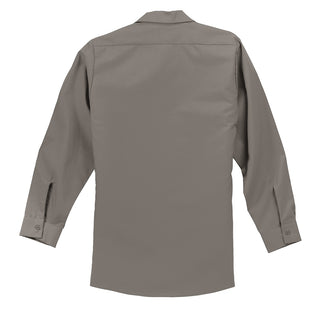 Red Kap Long Sleeve Industrial Work Shirt (Grey)