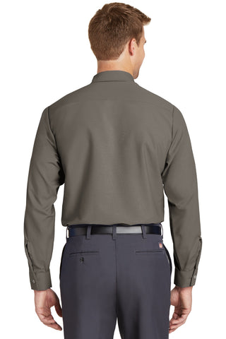 Red Kap Long Sleeve Industrial Work Shirt (Grey)