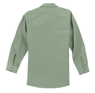 Red Kap Long Sleeve Industrial Work Shirt (Light Green)