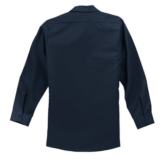 Red Kap Long Sleeve Industrial Work Shirt (Navy)