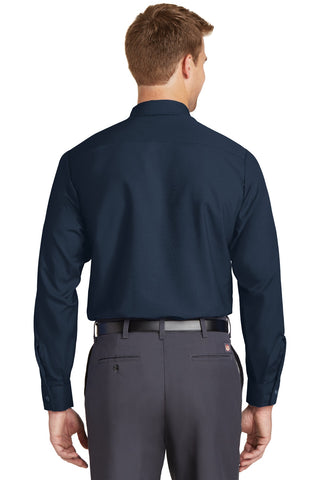 Red Kap Long Sleeve Industrial Work Shirt (Navy)