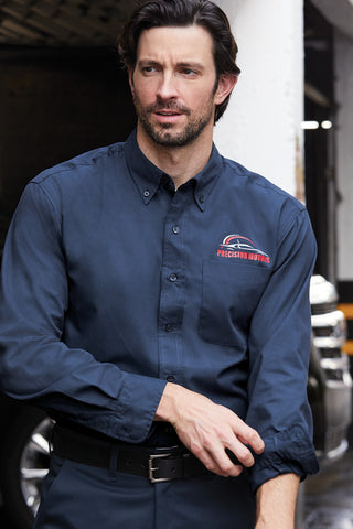 CornerStone Long Sleeve SuperPro Twill Shirt (Navy)