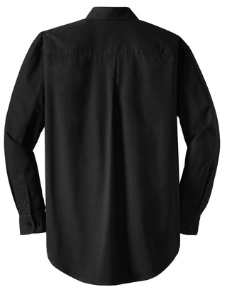 CornerStone Long Sleeve SuperPro Twill Shirt (Black)