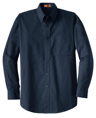 CornerStone Long Sleeve SuperPro Twill Shirt (Navy)