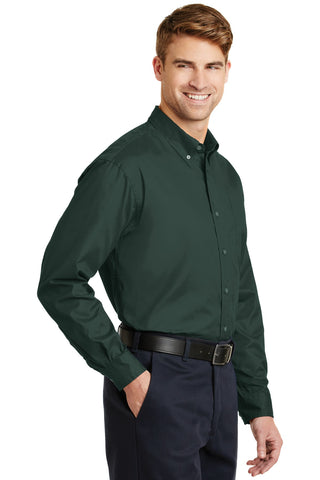 CornerStone Long Sleeve SuperPro Twill Shirt (Dark Green)