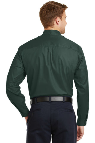 CornerStone Long Sleeve SuperPro Twill Shirt (Dark Green)