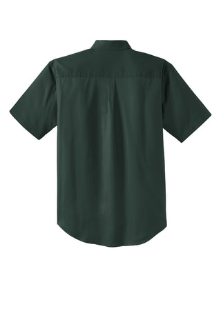 CornerStone Short Sleeve SuperPro Twill Shirt (Dark Green)