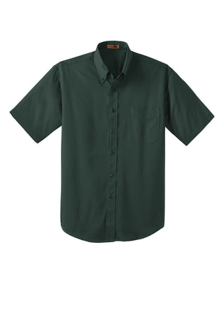 CornerStone Short Sleeve SuperPro Twill Shirt (Dark Green)