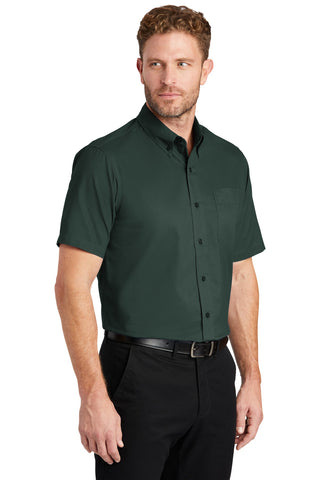 CornerStone Short Sleeve SuperPro Twill Shirt (Dark Green)