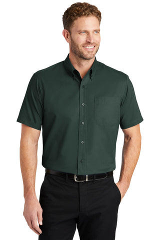 CornerStone Short Sleeve SuperPro Twill Shirt (Dark Green)