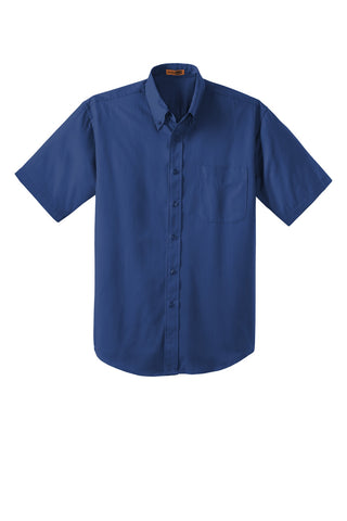 CornerStone Short Sleeve SuperPro Twill Shirt (Royal)