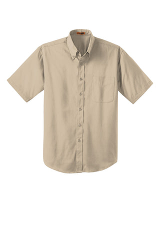 CornerStone Short Sleeve SuperPro Twill Shirt (Stone)