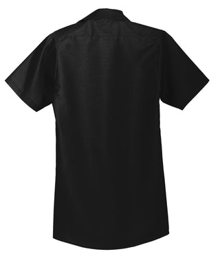 Red Kap Long Size Short Sleeve Industrial Work Shirt (Black)