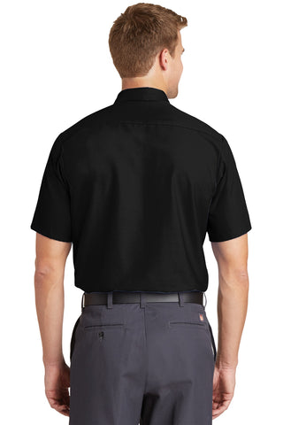 Red Kap Long Size Short Sleeve Industrial Work Shirt (Black)