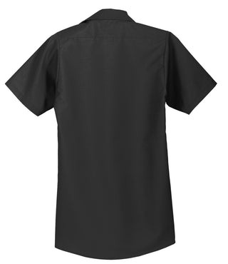 Red Kap Long Size Short Sleeve Industrial Work Shirt (Charcoal)