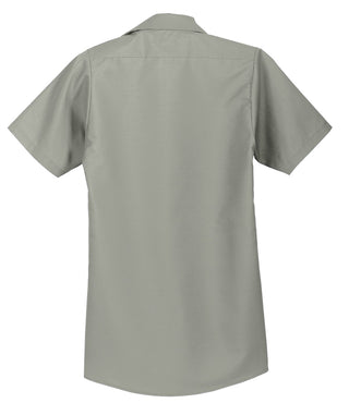 Red Kap Short Sleeve Industrial Work Shirt (Light Grey)