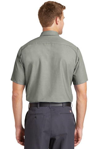 Red Kap Short Sleeve Industrial Work Shirt (Light Grey)