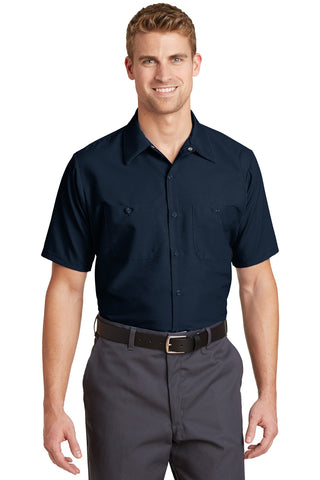 Red Kap Short Sleeve Industrial Work Shirt (Navy)