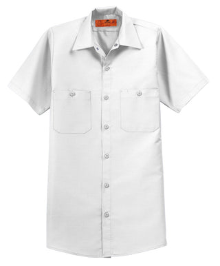 Red Kap Short Sleeve Industrial Work Shirt (White)