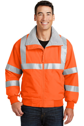 Port Authority Enhanced Visibility Challenger Jacket with Reflective Taping (Safety Orange/ Reflective)