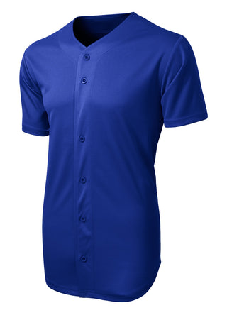 Sport-Tek PosiCharge Tough Mesh Full-Button Jersey (True Royal)