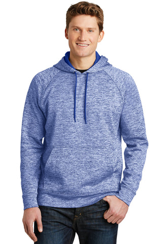 Sport-Tek PosiCharge Electric Heather Fleece Hooded Pullover (True Royal Electric)