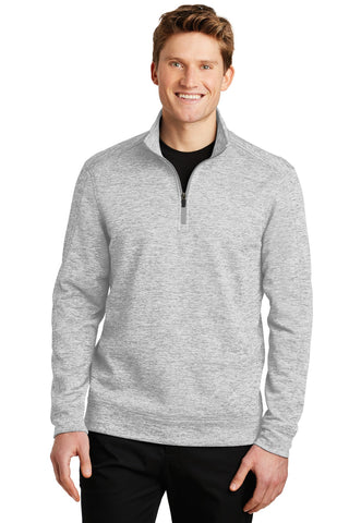 Sport-Tek PosiCharge Electric Heather Fleece 1/4-Zip Pullover (Silver Electric)