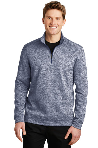 Sport-Tek PosiCharge Electric Heather Fleece 1/4-Zip Pullover (True Navy Electric)