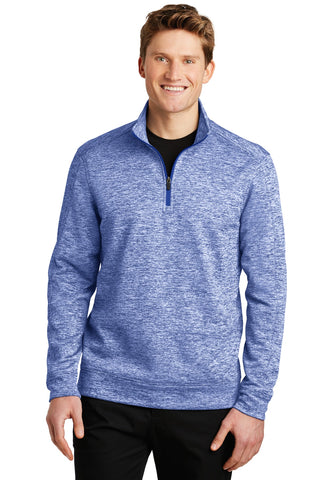 Sport-Tek PosiCharge Electric Heather Fleece 1/4-Zip Pullover (True Royal Electric)