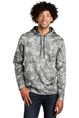 Sport-Tek Sport-Wick Mineral Freeze Fleece Hooded Pullover (Dark Smoke Grey)