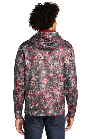 Sport-Tek Sport-Wick Mineral Freeze Fleece Hooded Pullover (Deep Red)