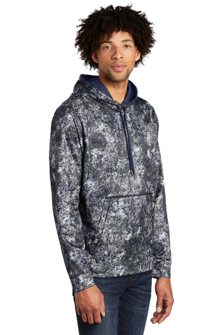 Sport-Tek Sport-Wick Mineral Freeze Fleece Hooded Pullover (True Navy)