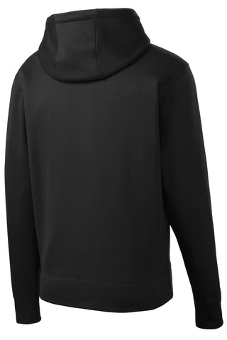 Sport-Tek Sport-Wick Fleece Full-Zip Hooded Jacket (Black)