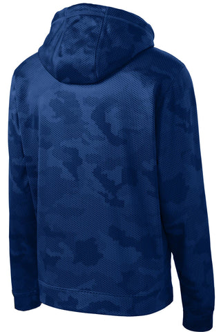 Sport-Tek Sport-Wick CamoHex Fleece Hooded Pullover (True Royal)