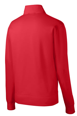 Sport-Tek Sport-Wick Fleece Full-Zip Jacket (Deep Red)