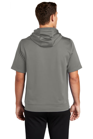 Sport-Tek Sport-Wick Fleece Short Sleeve Hooded Pullover (Dark Smoke Grey)