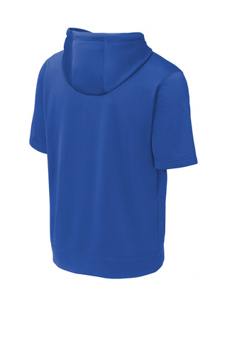 Sport-Tek Sport-Wick Fleece Short Sleeve Hooded Pullover (True Royal)