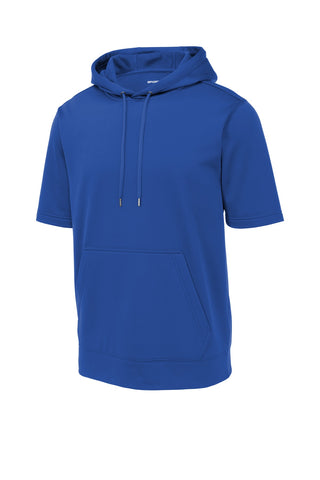 Sport-Tek Sport-Wick Fleece Short Sleeve Hooded Pullover (True Royal)