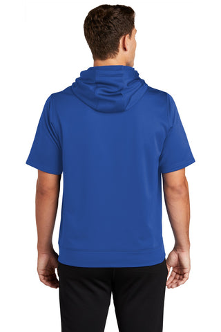 Sport-Tek Sport-Wick Fleece Short Sleeve Hooded Pullover (True Royal)
