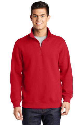 Sport-Tek 1/4-Zip Sweatshirt (True Red)