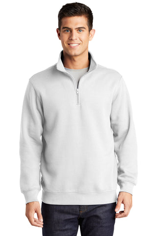 Sport-Tek 1/4-Zip Sweatshirt (White)