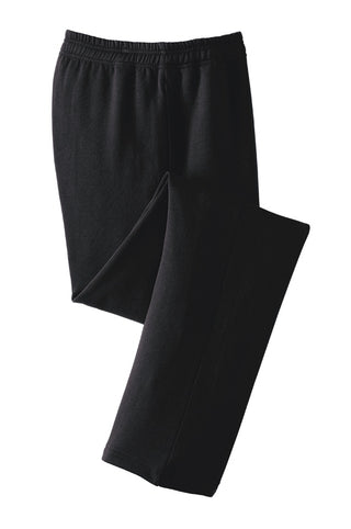 Sport-Tek Open Bottom Sweatpant (Black)