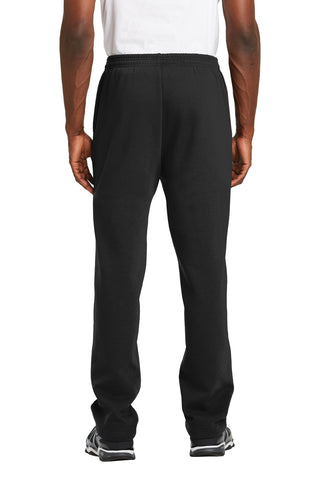 Sport-Tek Open Bottom Sweatpant (Black)