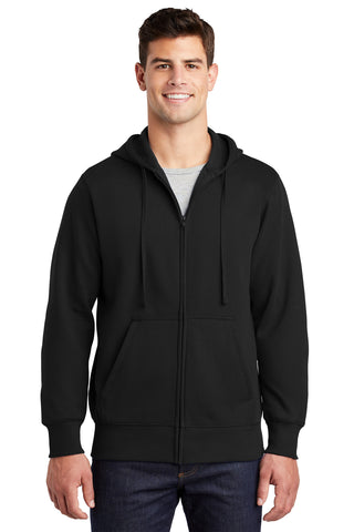 Sport-Tek Full-Zip Hooded Sweatshirt (Black)
