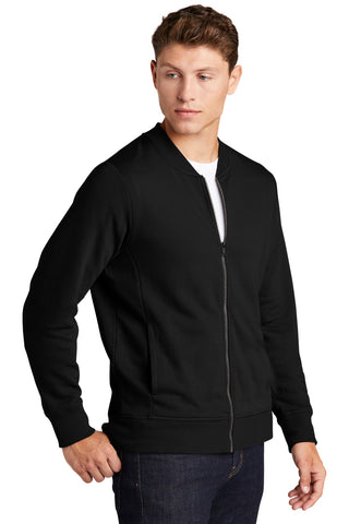 Sport-Tek Lightweight French Terry Bomber (Black)